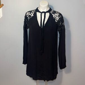 Endless rose black lace Goth minidress. Size small. NWT.